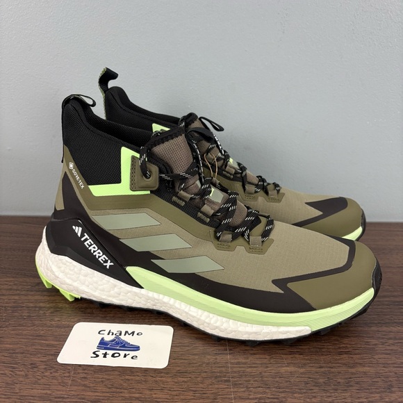 adidas Other - Adidas Terrex Free Hiker GTX 2.0 Hiking Shoes “ Olive Black IE5127 Men Sz
